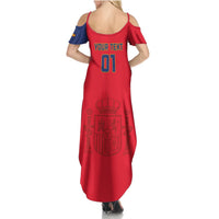 Custom Spain 2024 Football Summer Maxi Dress La Roja Go Champions - Wonder Print Shop