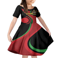 Malawi Independence Day Family Matching Long Sleeve Bodycon Dress and Hawaiian Shirt Unity and Freedom - Wonder Print Shop