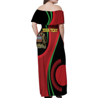 Malawi Independence Day Family Matching Off Shoulder Maxi Dress and Hawaiian Shirt Unity and Freedom - Wonder Print Shop