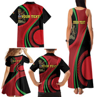 Malawi Independence Day Family Matching Tank Maxi Dress and Hawaiian Shirt Unity and Freedom - Wonder Print Shop
