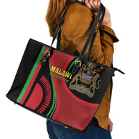Malawi Independence Day Leather Tote Bag Unity and Freedom - Wonder Print Shop