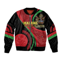 Malawi Independence Day Sleeve Zip Bomber Jacket Unity and Freedom - Wonder Print Shop
