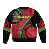 Malawi Independence Day Sleeve Zip Bomber Jacket Unity and Freedom - Wonder Print Shop