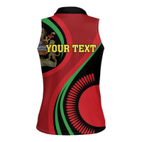 Malawi Independence Day Women Sleeveless Polo Shirt Unity and Freedom - Wonder Print Shop