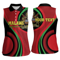 Malawi Independence Day Women Sleeveless Polo Shirt Unity and Freedom - Wonder Print Shop