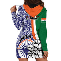 India Independence Day Hoodie Dress Indian Paisley Pattern - Wonder Print Shop