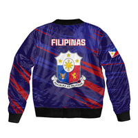 Philippines Football Bomber Jacket Filipinas Lion Sporty Style - Wonder Print Shop