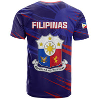 Philippines Football T Shirt Filipinas Lion Sporty Style - Wonder Print Shop