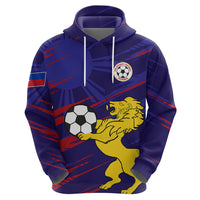 Personalised Philippines Football Hoodie Filipinas Lion Sporty Style - Wonder Print Shop