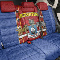 Eswatini African Pattern Back Car Seat Cover Swaziland Shield Siyinqaba - Wonder Print Shop