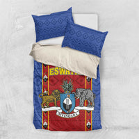 Eswatini African Pattern Bedding Set Swaziland Shield Siyinqaba - Wonder Print Shop