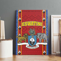 Eswatini African Pattern Canvas Wall Art Swaziland Shield Siyinqaba - Wonder Print Shop