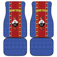 Eswatini African Pattern Car Mats Swaziland Shield Siyinqaba - Wonder Print Shop