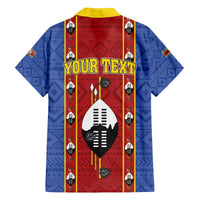 Eswatini African Pattern Family Matching Puletasi and Hawaiian Shirt Swaziland Shield Siyinqaba - Wonder Print Shop