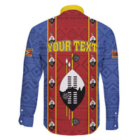 Eswatini African Pattern Family Matching Short Sleeve Bodycon Dress and Hawaiian Shirt Swaziland Shield Siyinqaba - Wonder Print Shop