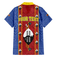 Eswatini African Pattern Hawaiian Shirt Swaziland Shield Siyinqaba - Wonder Print Shop