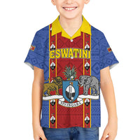 Eswatini African Pattern Hawaiian Shirt Swaziland Shield Siyinqaba - Wonder Print Shop