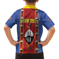 Eswatini African Pattern Hawaiian Shirt Swaziland Shield Siyinqaba - Wonder Print Shop