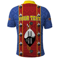 Eswatini African Pattern Polo Shirt Swaziland Shield Siyinqaba - Wonder Print Shop
