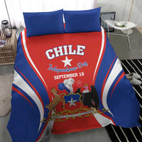 Chile Independence Day Bedding Set September 18 Por la razon o la fuerza - Wonder Print Shop