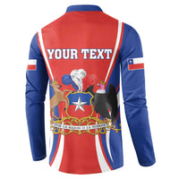 Chile Independence Day Button Sweatshirt September 18 Por la razon o la fuerza - Wonder Print Shop