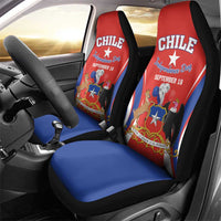 Chile Independence Day Car Seat Cover September 18 Por la razon o la fuerza - Wonder Print Shop