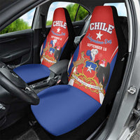 Chile Independence Day Car Seat Cover September 18 Por la razon o la fuerza - Wonder Print Shop
