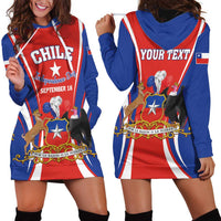 Chile Independence Day Hoodie Dress September 18 Por la razon o la fuerza - Wonder Print Shop