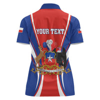 Chile Independence Day Women Polo Shirt September 18 Por la razon o la fuerza - Wonder Print Shop