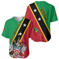 Saint Kitts and Nevis Baseball Jersey Country Above Self - Wonder Print Shop