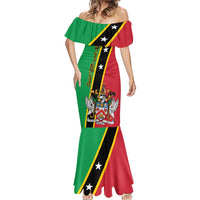 Saint Kitts and Nevis Mermaid Dress Country Above Self - Wonder Print Shop