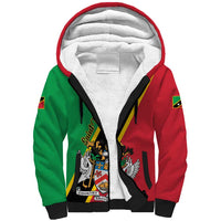 Saint Kitts and Nevis Sherpa Hoodie Country Above Self - Wonder Print Shop