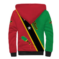 Saint Kitts and Nevis Sherpa Hoodie Country Above Self - Wonder Print Shop
