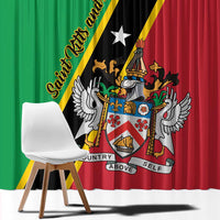 Saint Kitts and Nevis Window Curtain Country Above Self - Wonder Print Shop