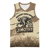 Personalized Jimothy the Raccoon Basketball Jersey Midnight Snack Patrol