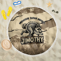 Jimothy the Raccoon Beach Blanket Midnight Snack Patrol