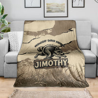 Jimothy the Raccoon Blanket Midnight Snack Patrol