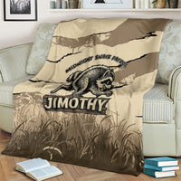 Jimothy the Raccoon Blanket Midnight Snack Patrol