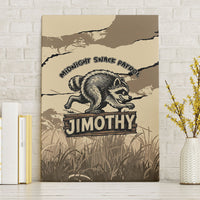 Jimothy the Raccoon Canvas Wall Art Midnight Snack Patrol