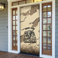 Personalized Jimothy the Raccoon Door Cover Midnight Snack Patrol