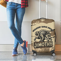 Jimothy the Raccoon Luggage Cover Midnight Snack Patrol