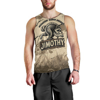 Personalized Jimothy the Raccoon Men Tank Top Midnight Snack Patrol