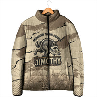 Personalized Jimothy the Raccoon Padded Jacket Midnight Snack Patrol
