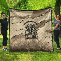 Jimothy the Raccoon Quilt Midnight Snack Patrol