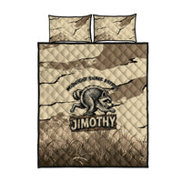 Jimothy the Raccoon Quilt Bed Set Midnight Snack Patrol