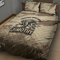 Jimothy the Raccoon Quilt Bed Set Midnight Snack Patrol