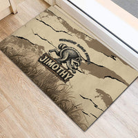Jimothy the Raccoon Rubber Doormat Midnight Snack Patrol