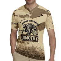 Personalized Jimothy the Raccoon Rugby Jersey Midnight Snack Patrol