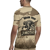 Personalized Jimothy the Raccoon Rugby Jersey Midnight Snack Patrol