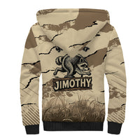 Personalized Jimothy the Raccoon Sherpa Hoodie Midnight Snack Patrol